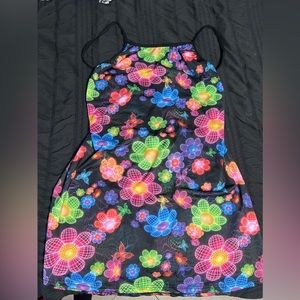 Club Exx Sonic bloom mini dress